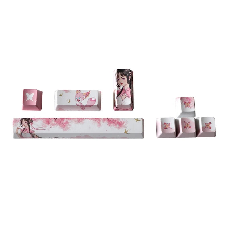 Dye Subbed Custom Key Cap (8 pk.) - Vivid Setups