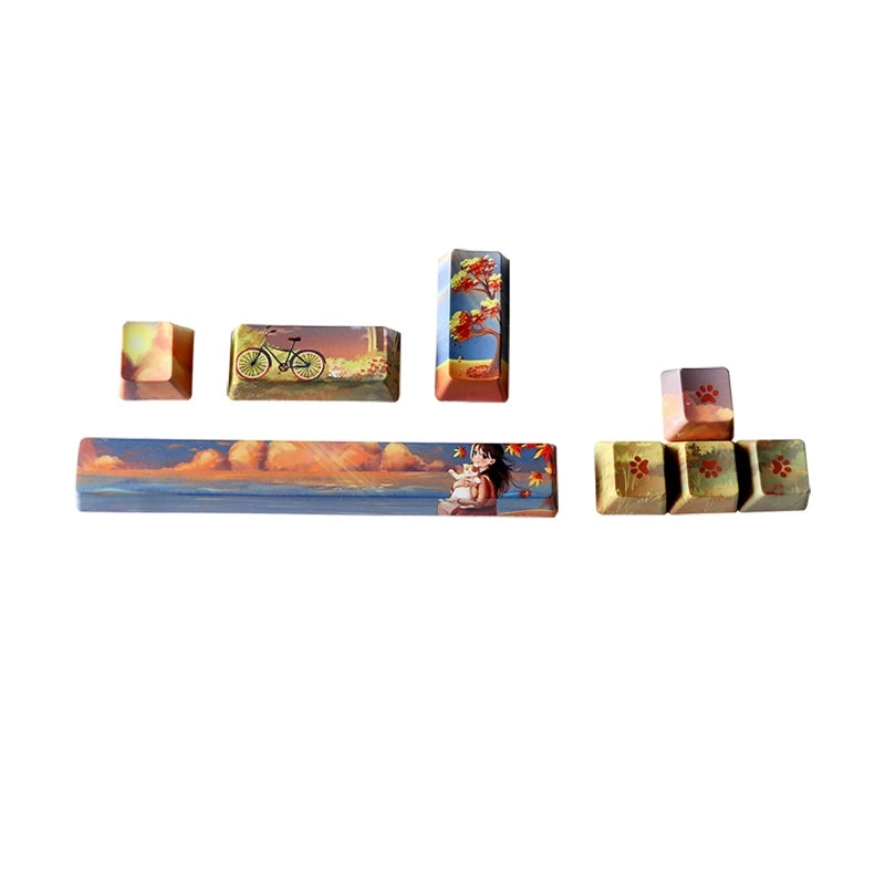 Dye Subbed Custom Key Cap (8 pk.) - Vivid Setups