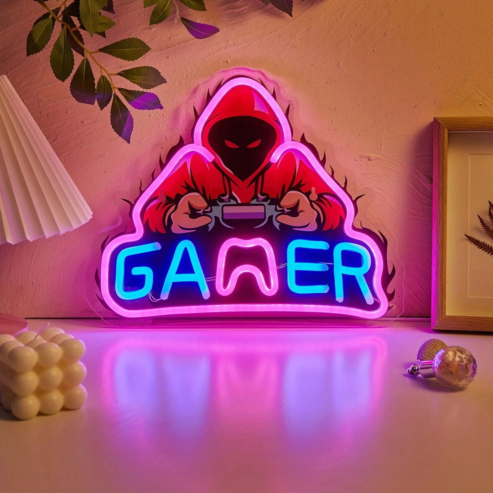 GAMER LED Neon Wall Lamp Sign - Vivid Setups