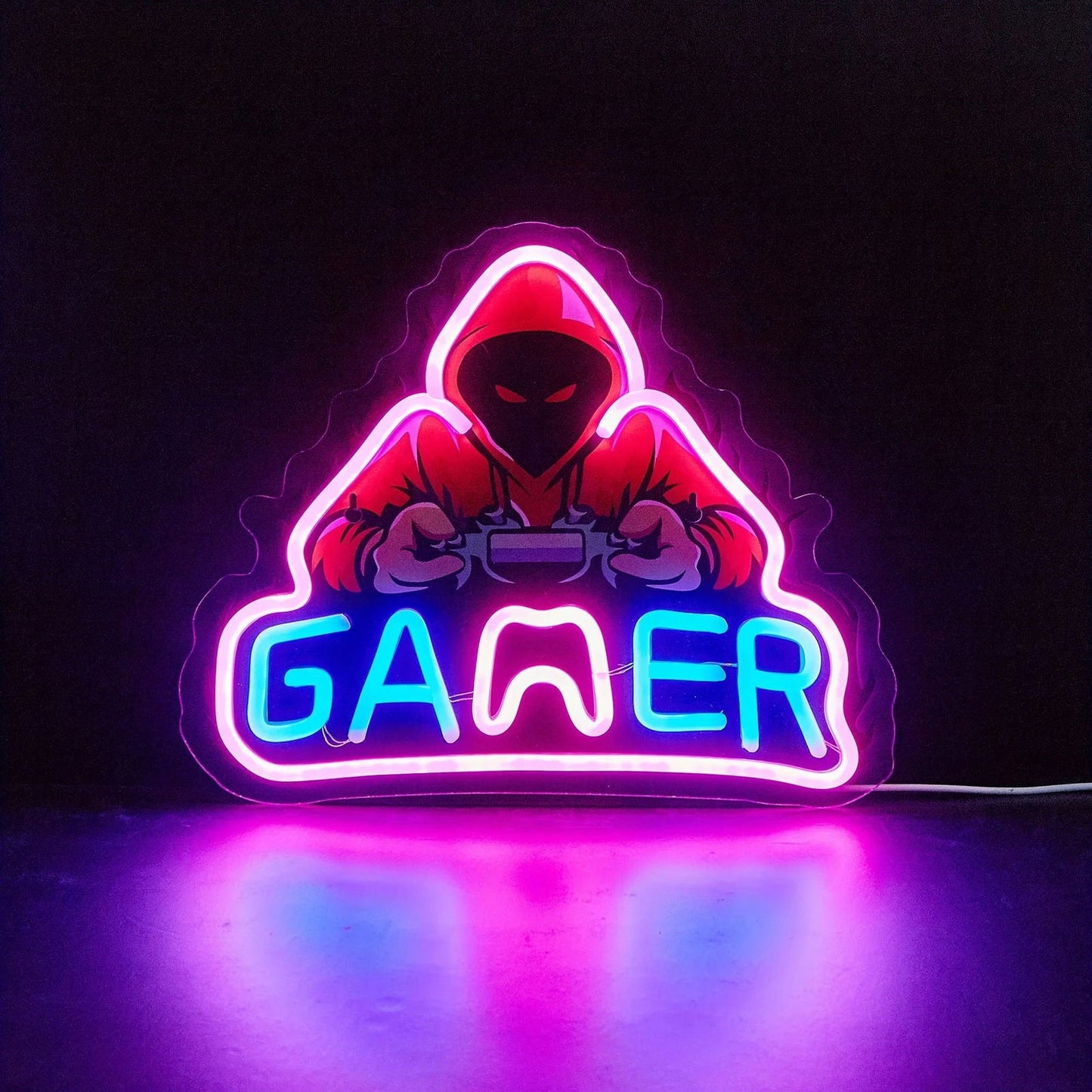 GAMER LED Neon Wall Lamp Sign - Vivid Setups