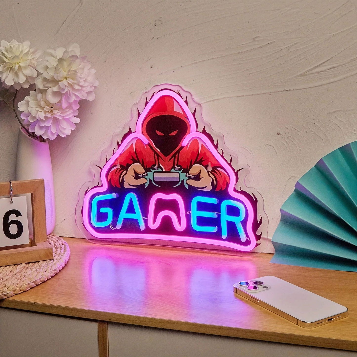 GAMER LED Neon Wall Lamp Sign - Vivid Setups