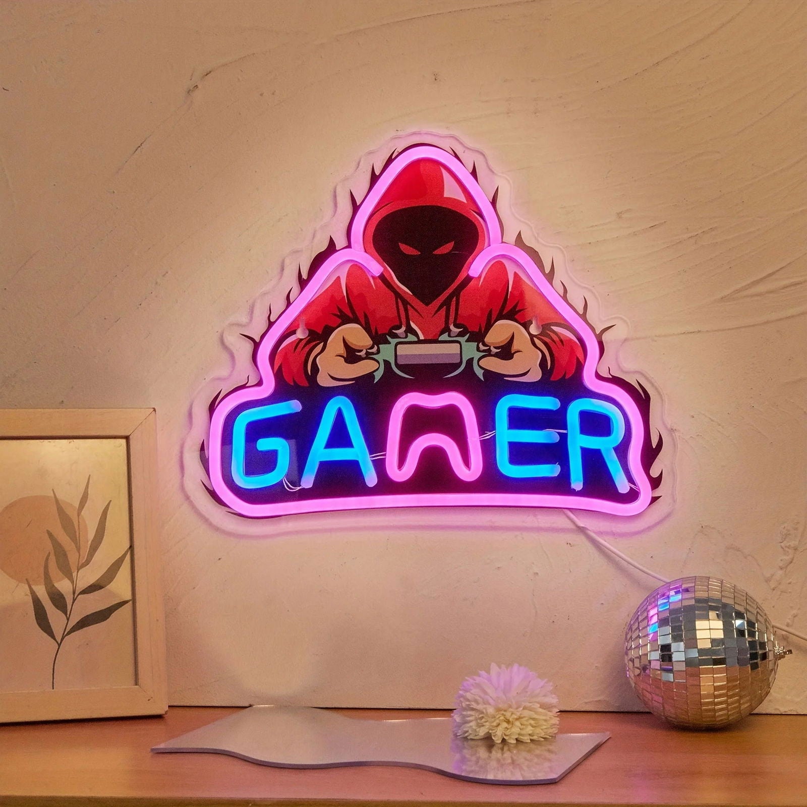 GAMER LED Neon Wall Lamp Sign - Vivid Setups