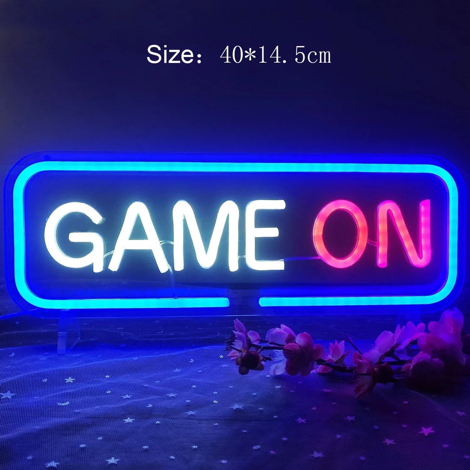 Game On Neon Wall Lamp Sign - Vivid Setups