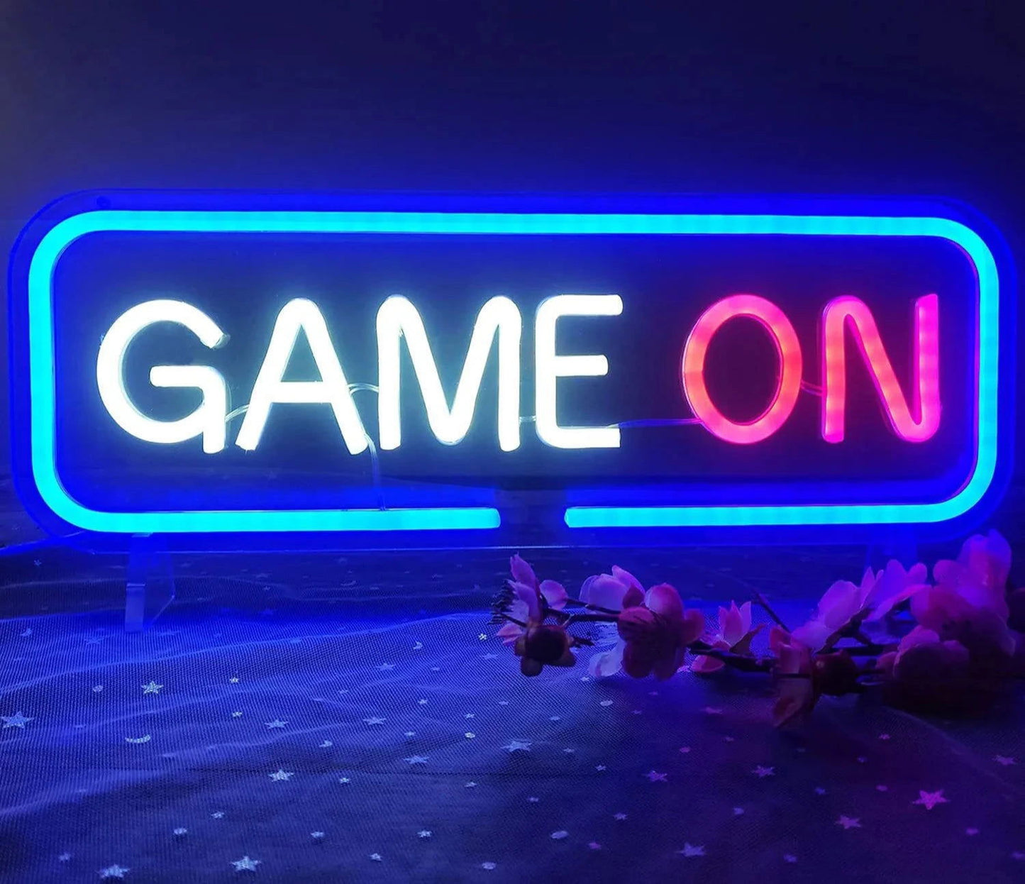 Game On Neon Wall Lamp Sign - Vivid Setups