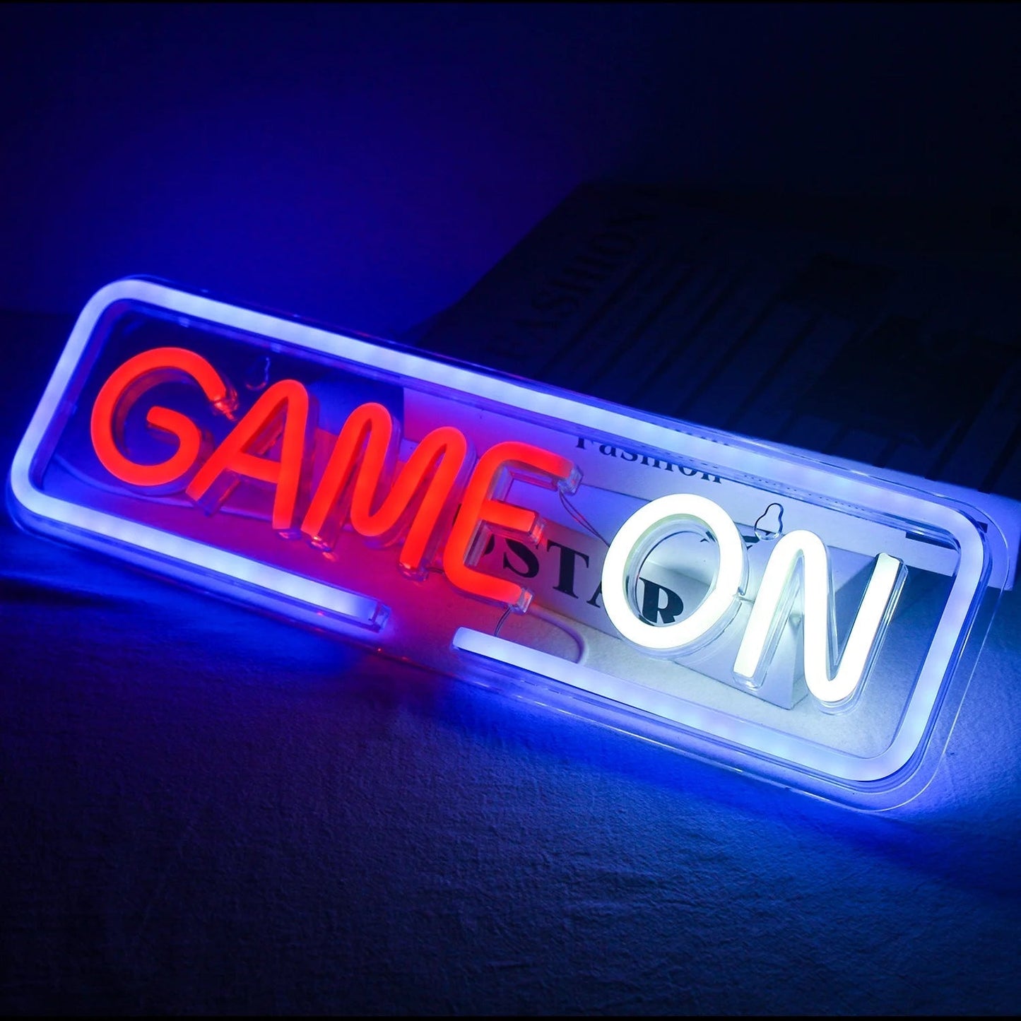 Game On Neon Wall Lamp Sign - Vivid Setups