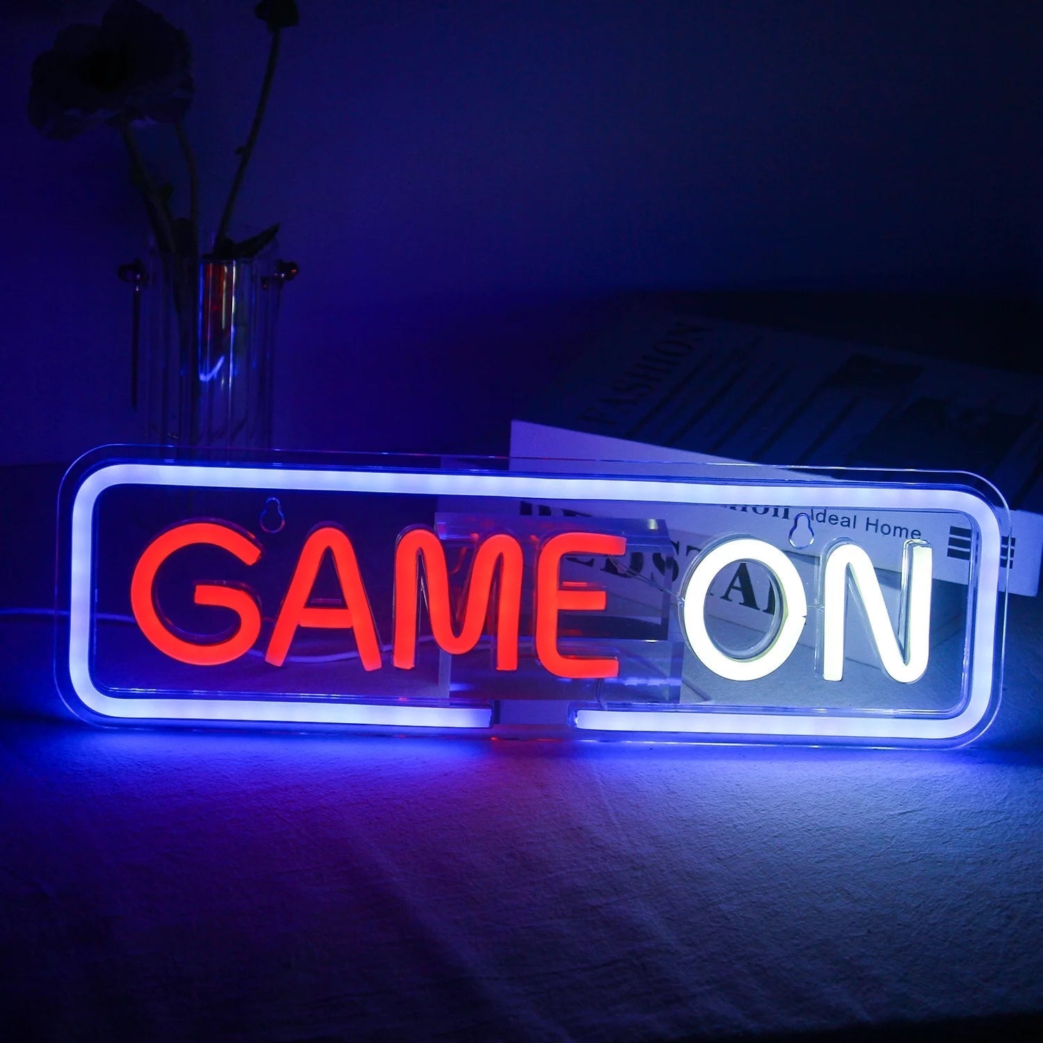 Game On Neon Wall Lamp Sign - Vivid Setups