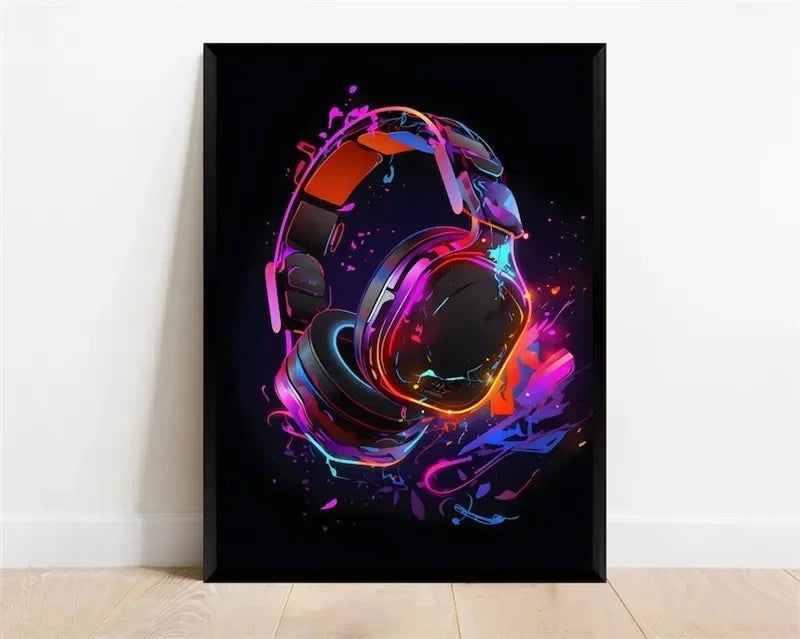 Game Setup Canvas Wall Art Print - Vivid Setups
