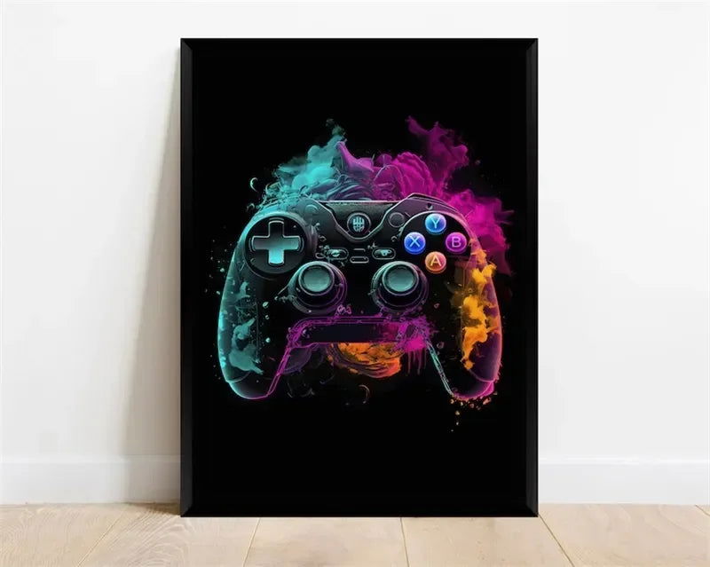 Game Setup Canvas Wall Art Print - Vivid Setups