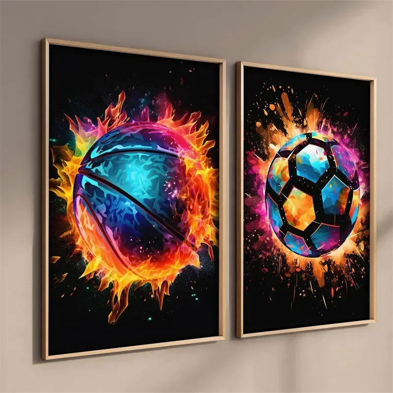 Game Setup Canvas Wall Art Print - Vivid Setups
