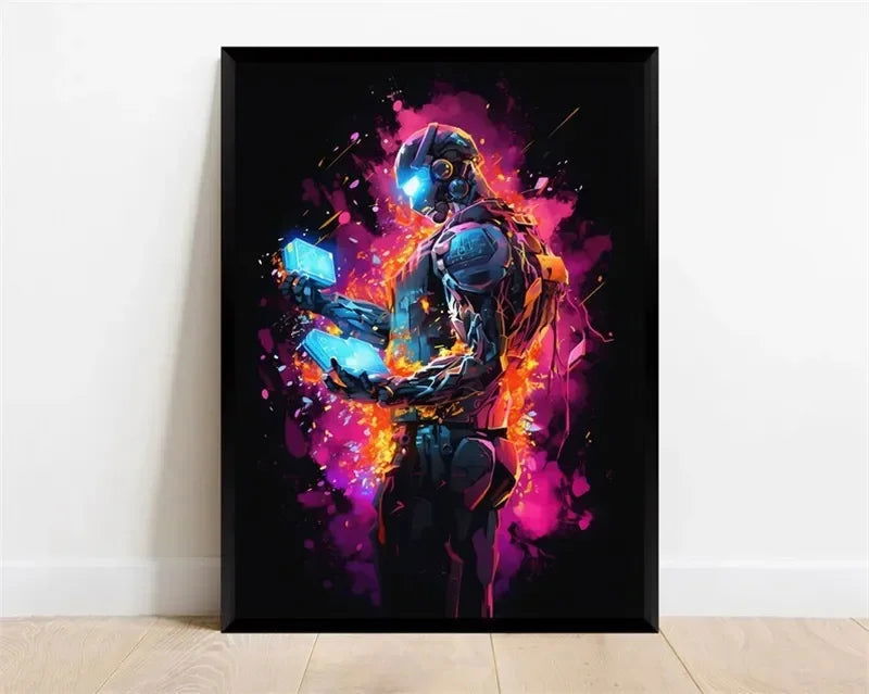 Game Setup Canvas Wall Art Print - Vivid Setups