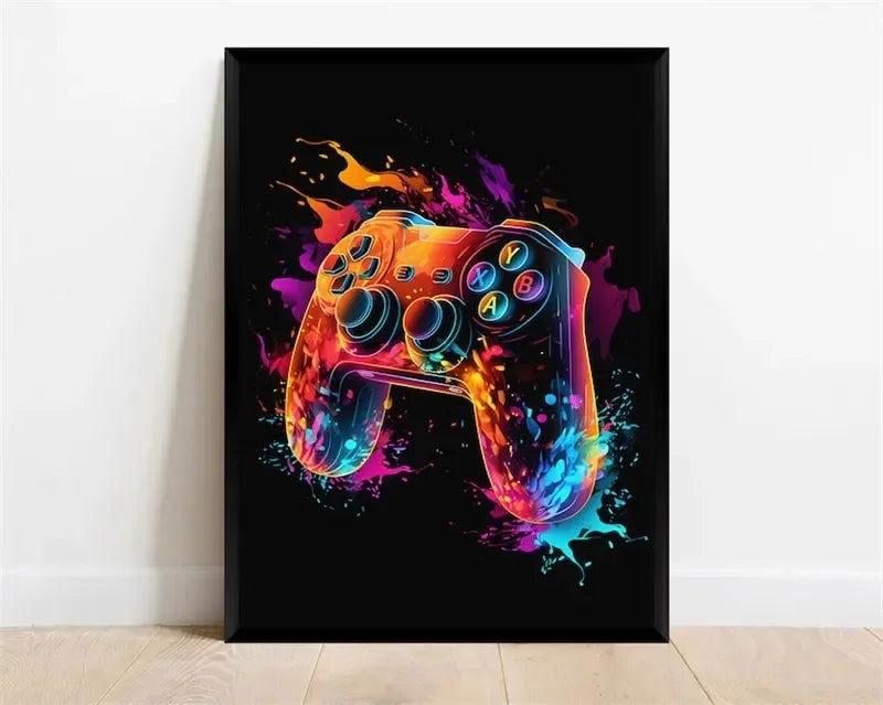 Game Setup Canvas Wall Art Print - Vivid Setups