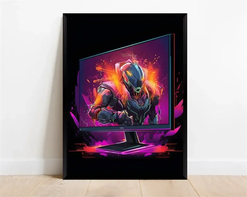 Game Setup Canvas Wall Art Print - Vivid Setups