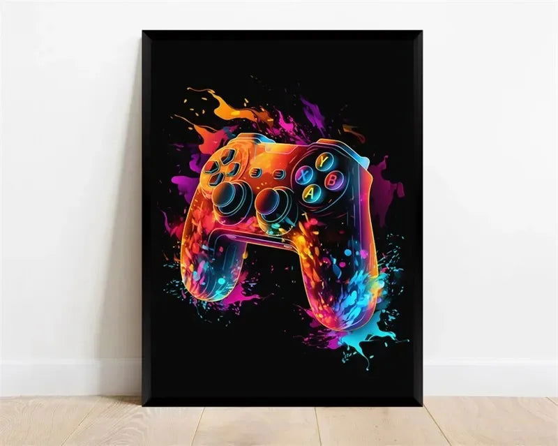 Game Setup Canvas Wall Art Print - Vivid Setups