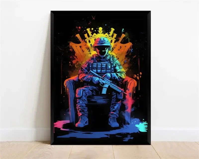 Game Setup Canvas Wall Art Print - Vivid Setups