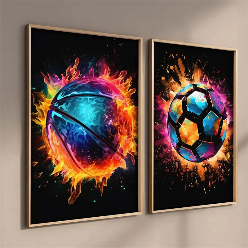 Game Setup Canvas Wall Art Print - Vivid Setups