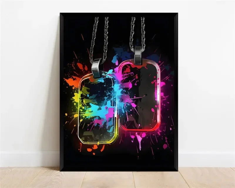 Game Setup Canvas Wall Art Print - Vivid Setups