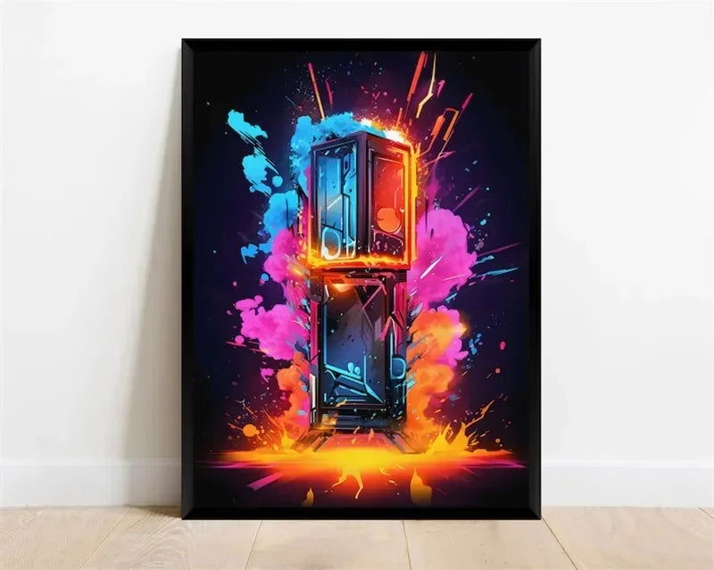 Game Setup Canvas Wall Art Print - Vivid Setups