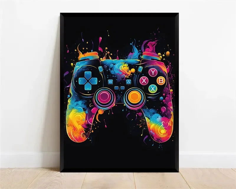 Game Setup Canvas Wall Art Print - Vivid Setups