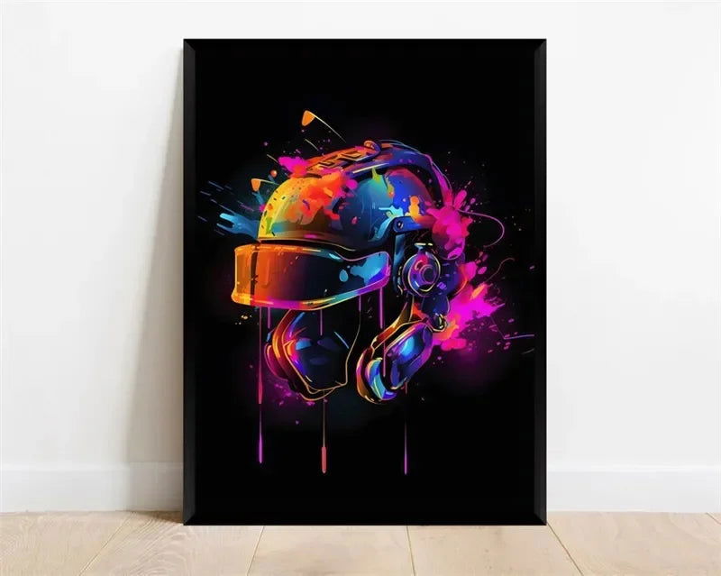 Game Setup Canvas Wall Art Print - Vivid Setups