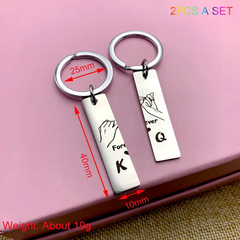 Gamer Couple Matching Keychain Set - Vivid Setups
