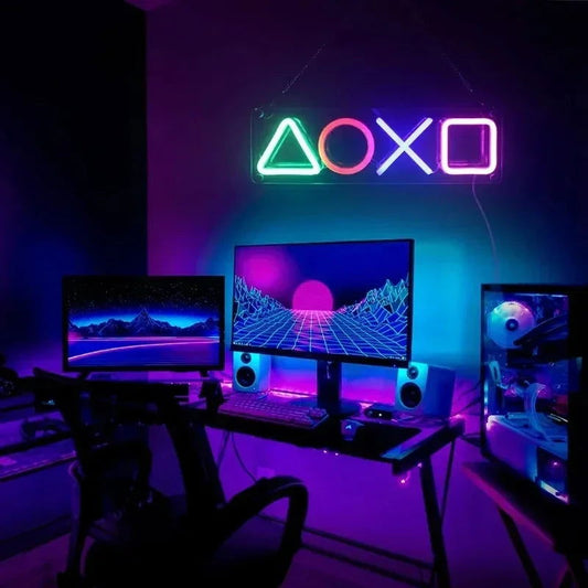 Gamer Neon Wall Sign Decor - Vivid Setups