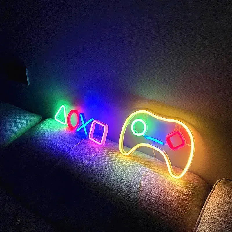 Gamer Neon Wall Sign Decor - Vivid Setups