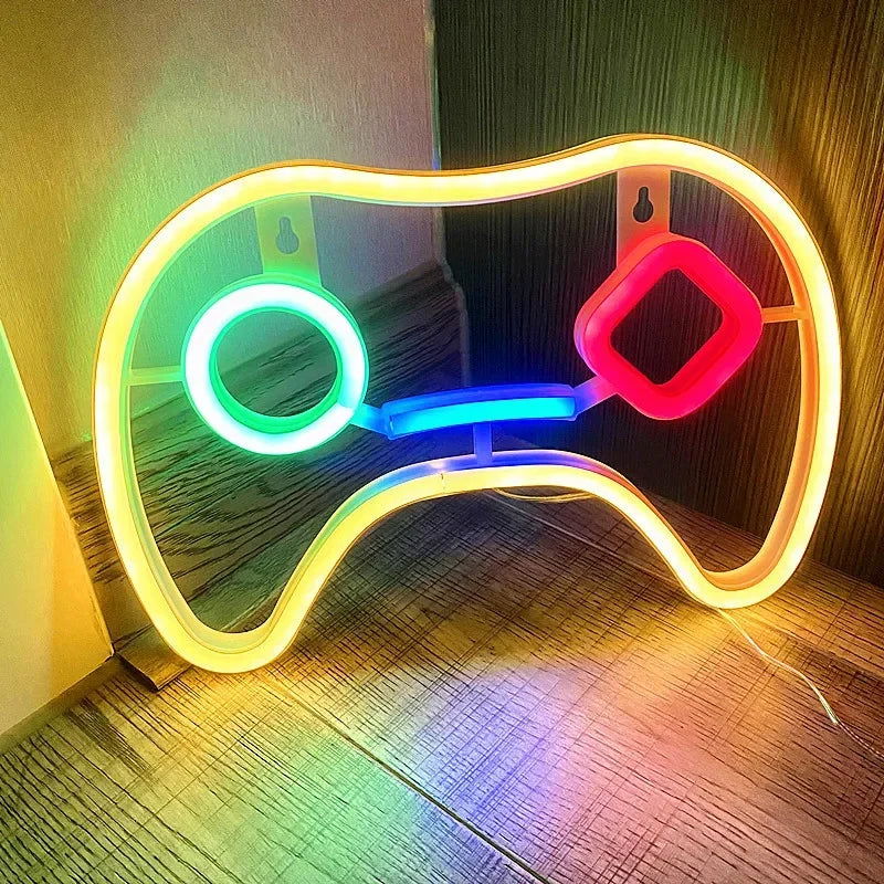 Gamer Neon Wall Sign Decor - Vivid Setups