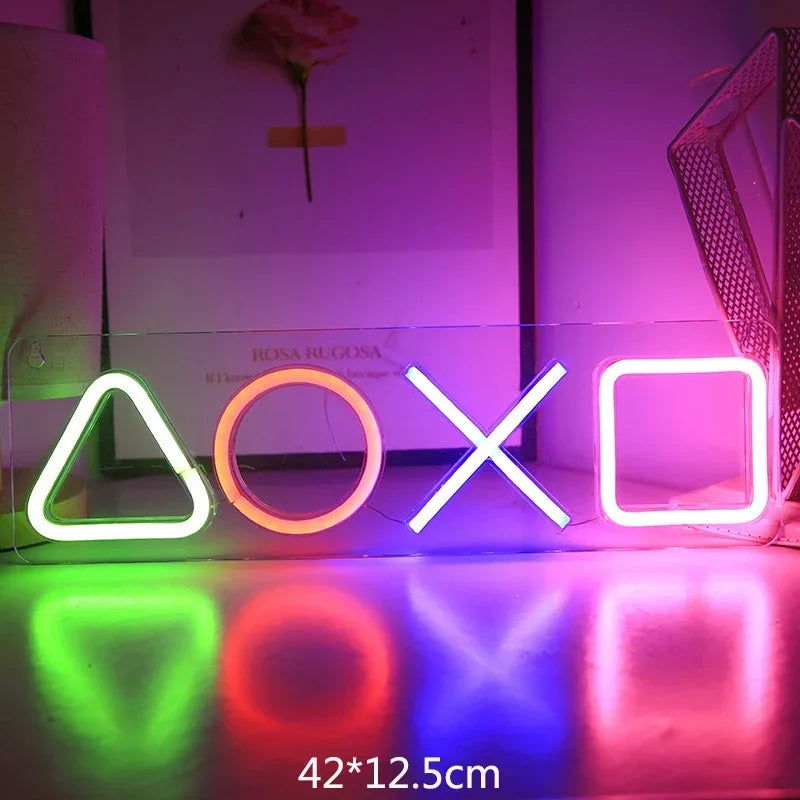 Gamer Neon Wall Sign Decor - Vivid Setups