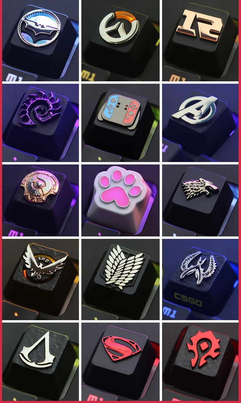 Gaming Character Custom Key Cap - Vivid Setups