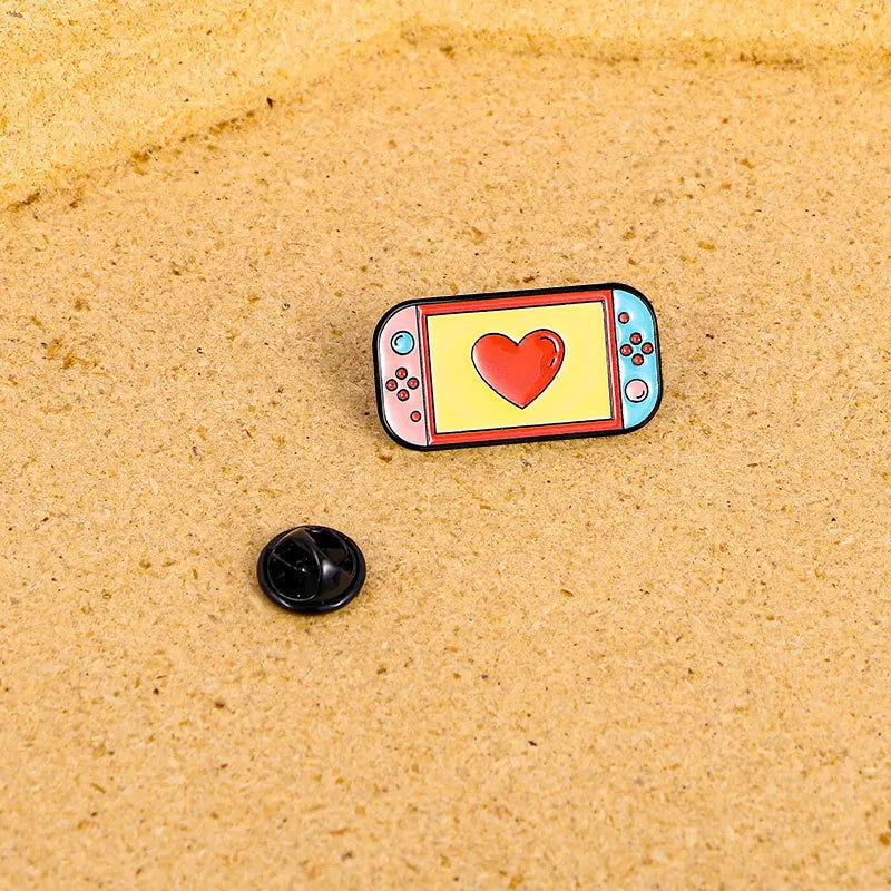 Gaming & Coffee Brooch Lapel Pin - Vivid Setups