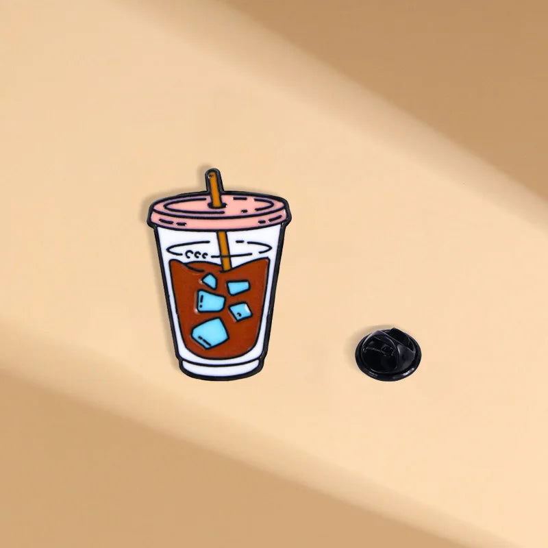 Gaming & Coffee Brooch Lapel Pin - Vivid Setups