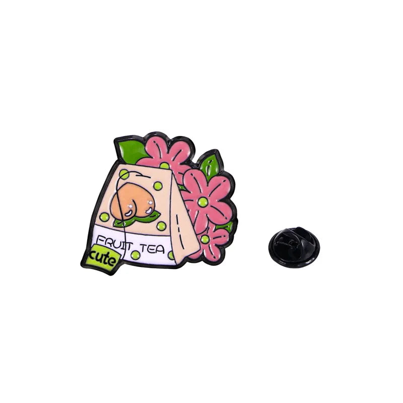 Gaming & Coffee Brooch Lapel Pin - Vivid Setups