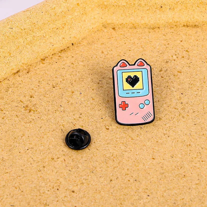 Gaming & Coffee Brooch Lapel Pin - Vivid Setups