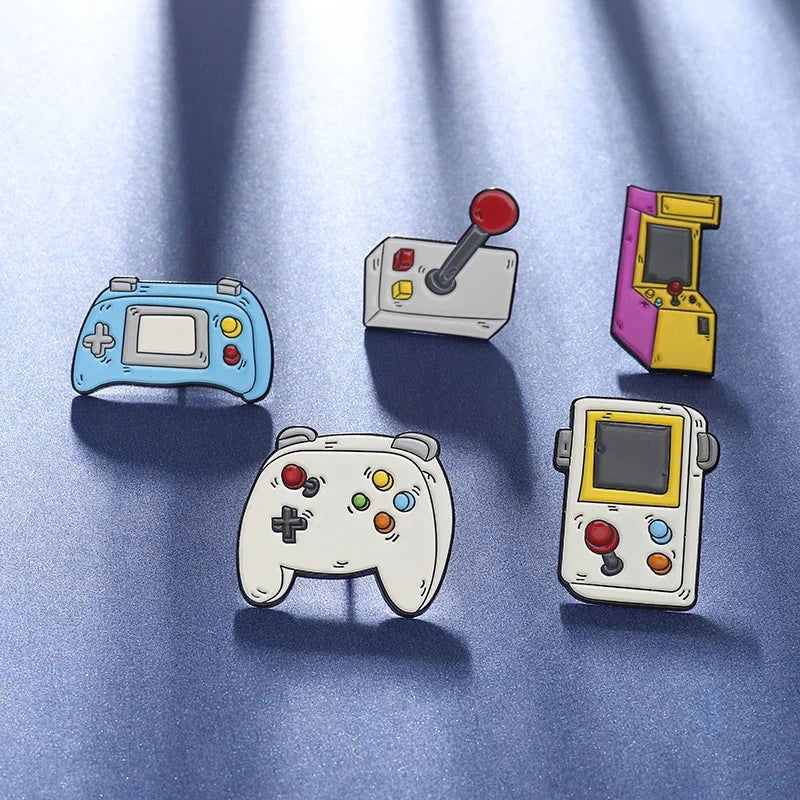 Gaming Device & Controller Brooch Pins - Vivid Setups