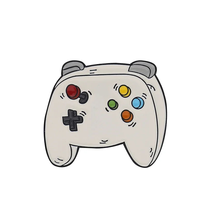 Gaming Device & Controller Brooch Pins - Vivid Setups