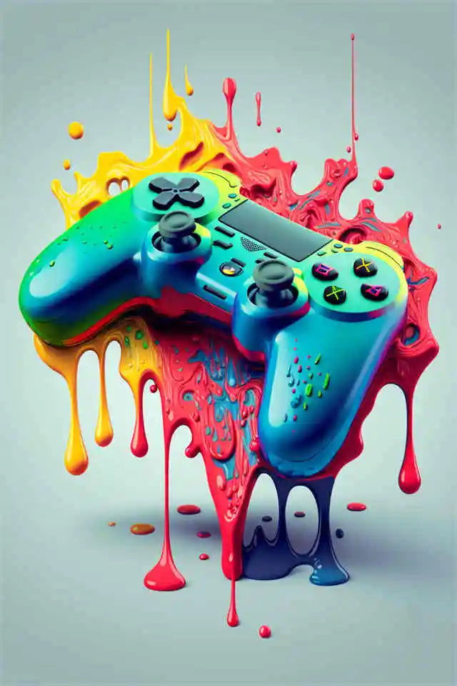 Gaming Inspired Wall Art Canvas Prints - Vivid Setups