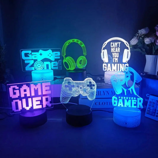 Gaming Room Desktop Table LED Lamp - Vivid Setups