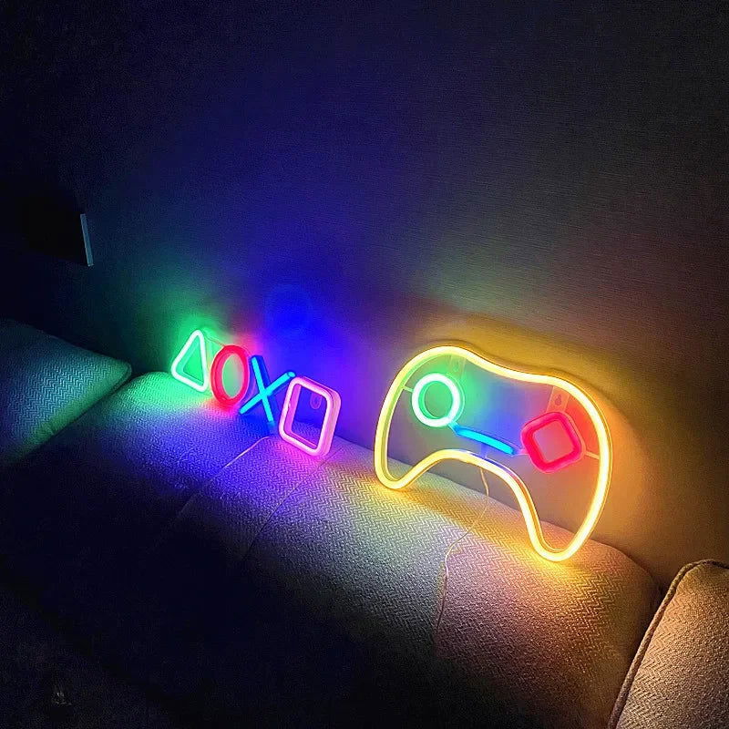 Gaming Room LED Neon Wall Sign Lamp - Vivid Setups