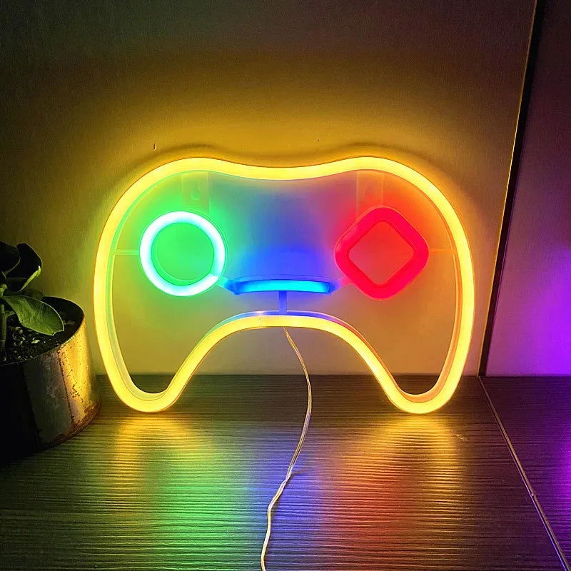 Gaming Room LED Neon Wall Sign Lamp - Vivid Setups