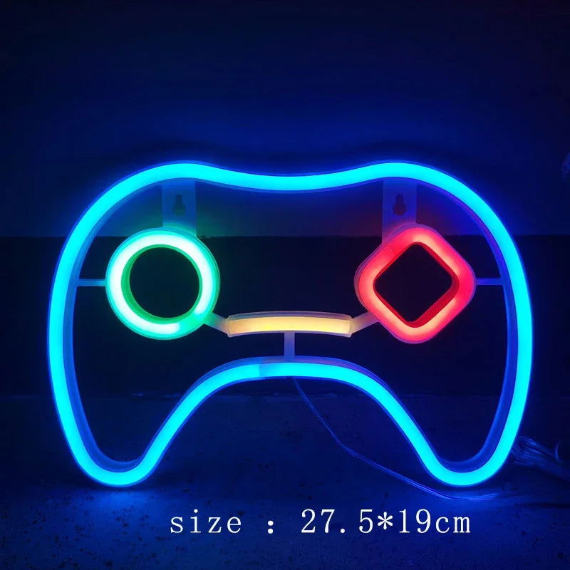 Gaming Room LED Neon Wall Sign Lamp - Vivid Setups