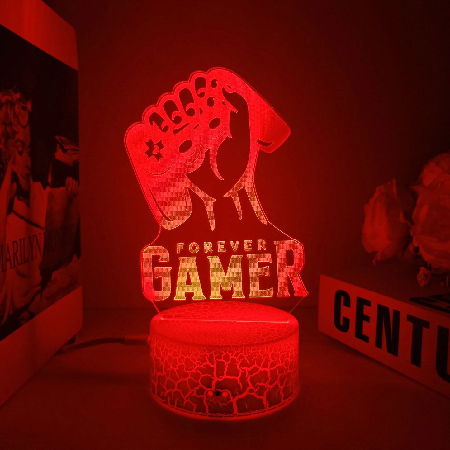 Gaming Room Setup Desk Gamepad Lighting Decor - Vivid Setups