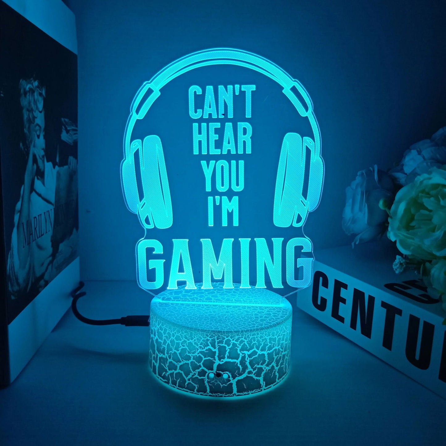 Gaming Room Setup Desk Gamepad Lighting Decor - Vivid Setups