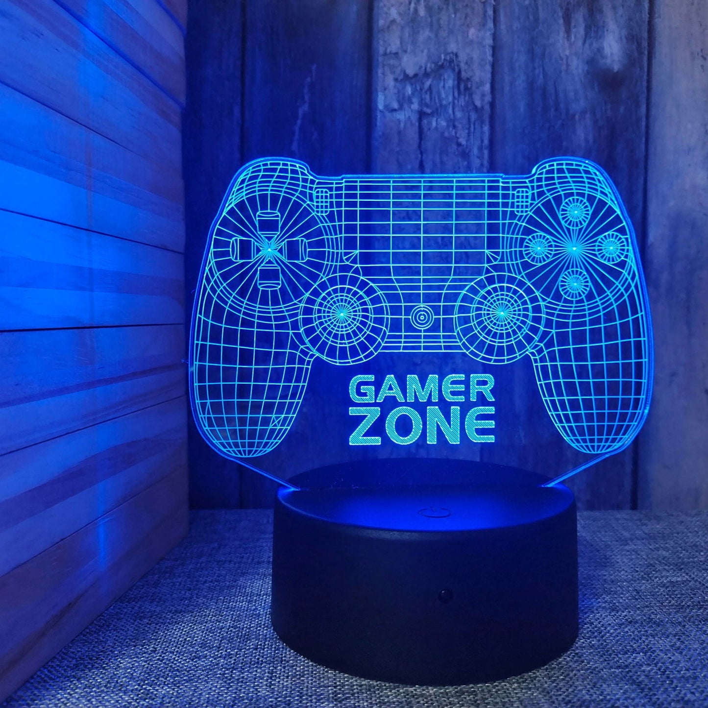 Gaming Room Setup Desk Gamepad Lighting Decor - Vivid Setups