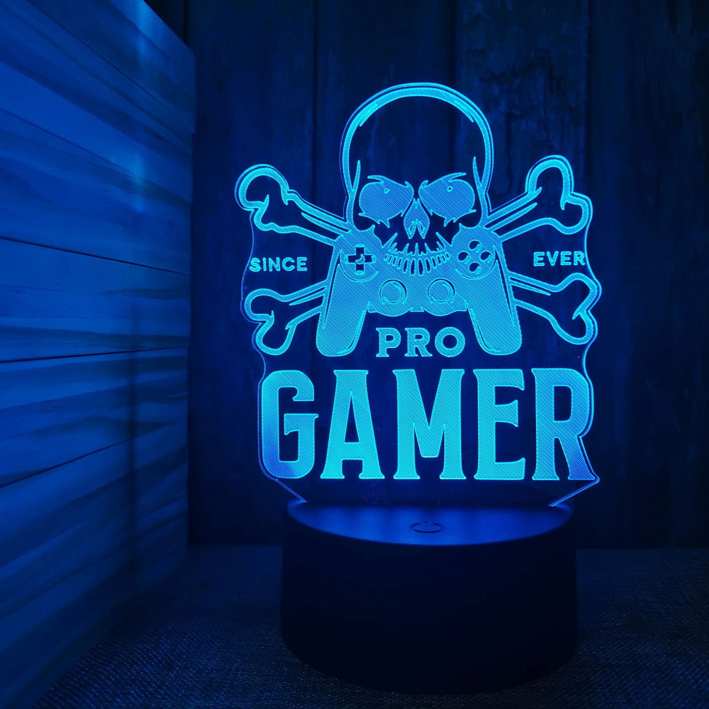 Gaming Room Setup Desk Gamepad Lighting Decor - Vivid Setups