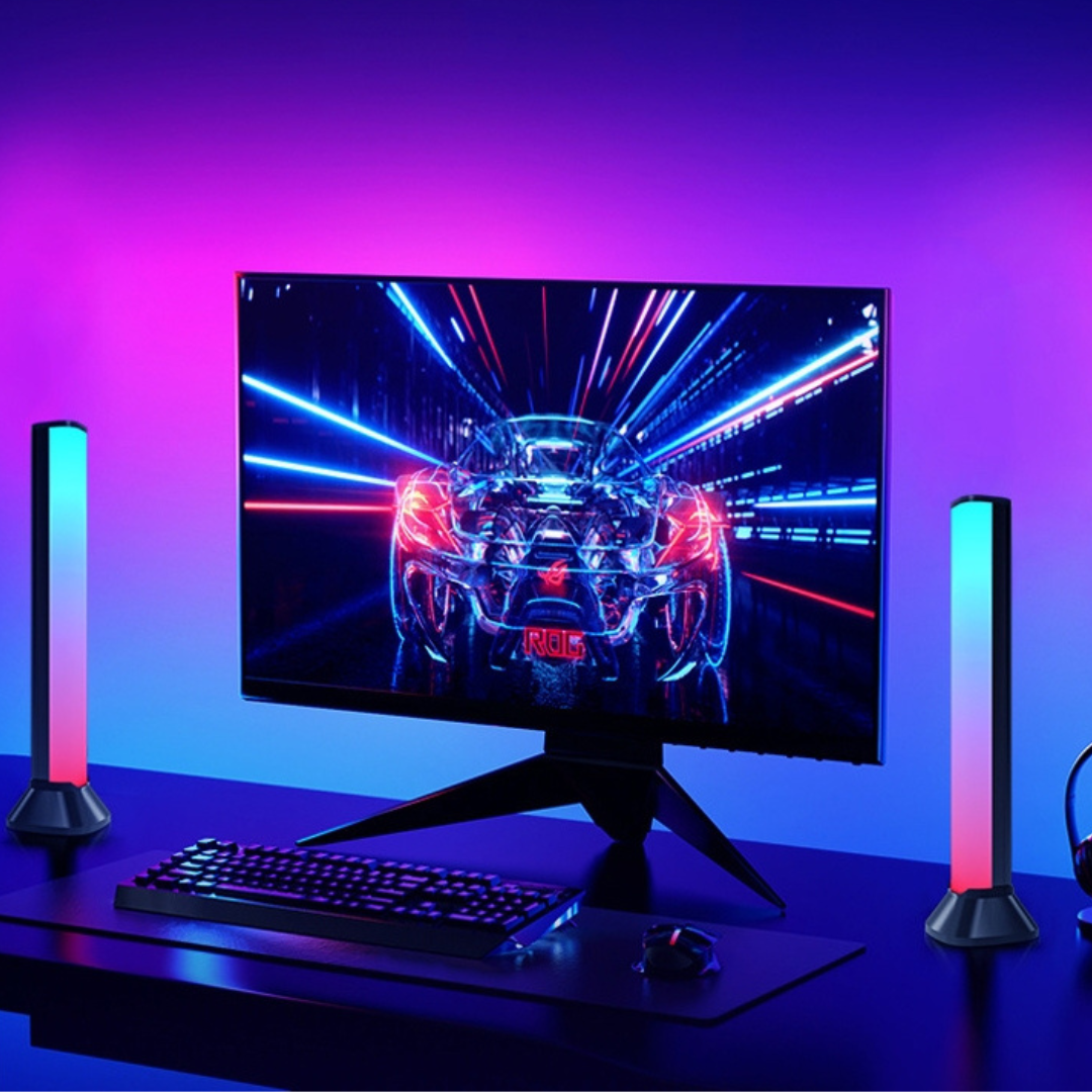 Gaming Setup Desktop RGB LED Lamp Bars - Vivid Setups