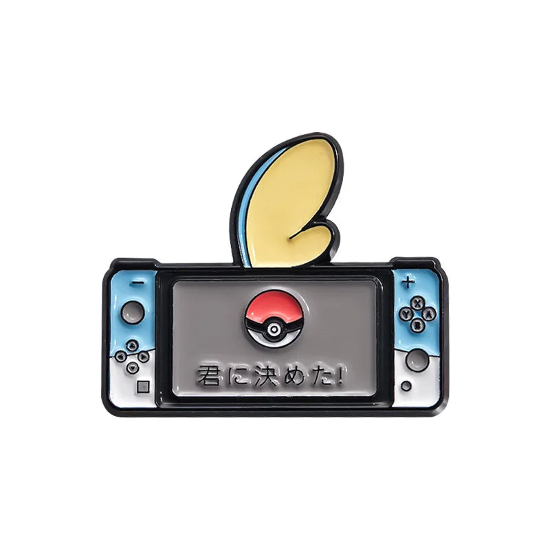 Gaming Themed Enamel Brooch Pin - Vivid Setups