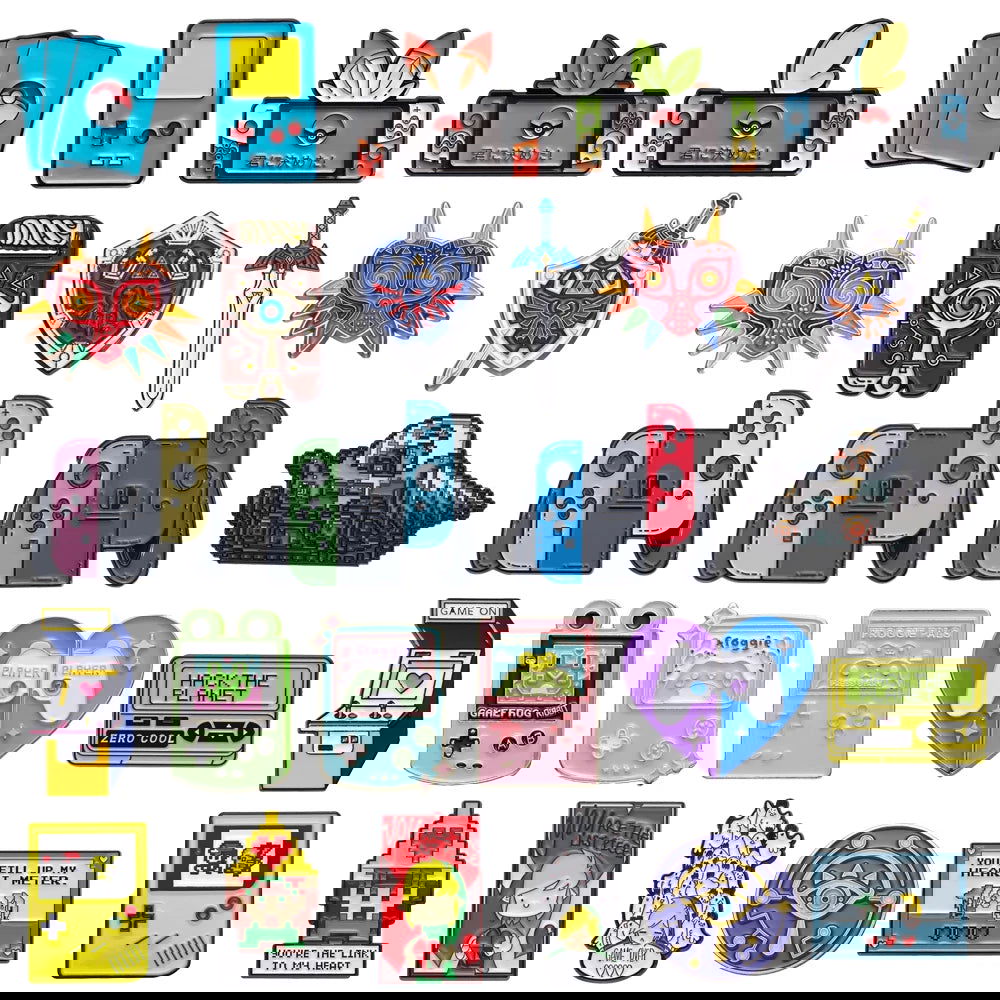 Gaming Themed Enamel Brooch Pin - Vivid Setups