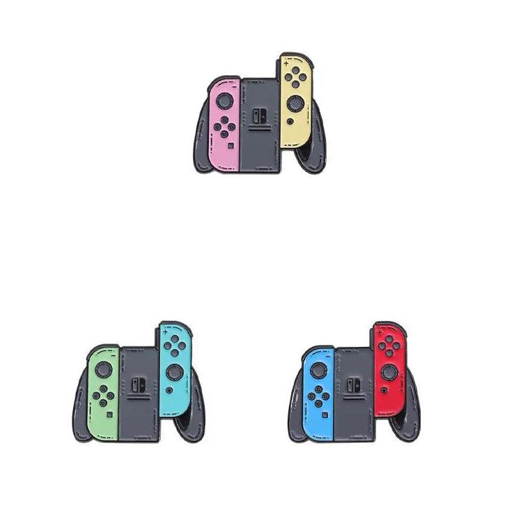 Gaming Themed Enamel Brooch Pin - Vivid Setups