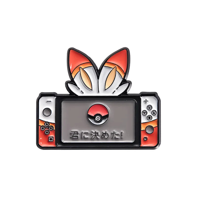 Gaming Themed Enamel Brooch Pin - Vivid Setups