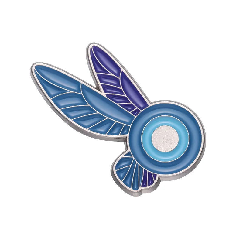 Gaming Themed Enamel Brooch Pin - Vivid Setups